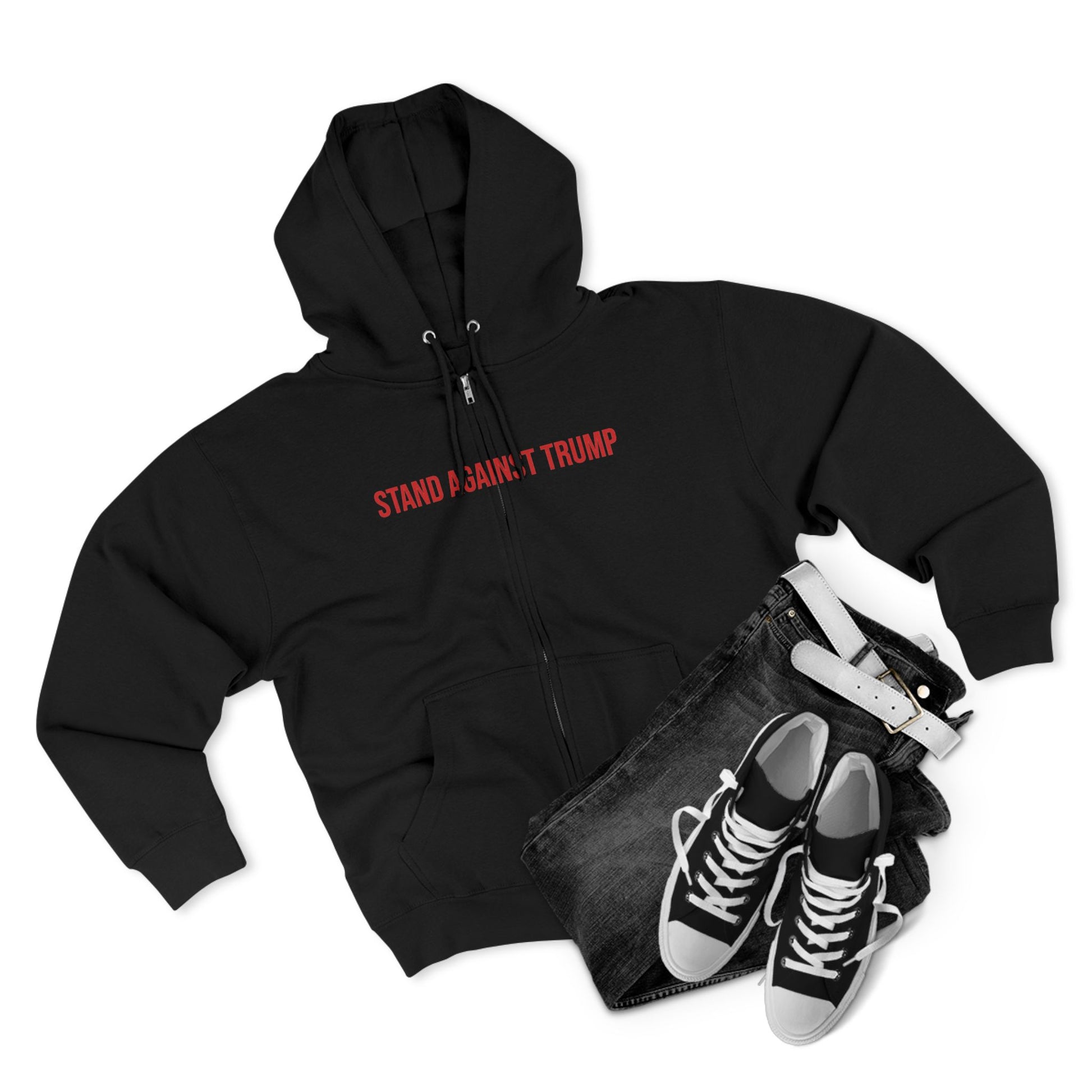 Stand Against Trump Zip up Hoodie