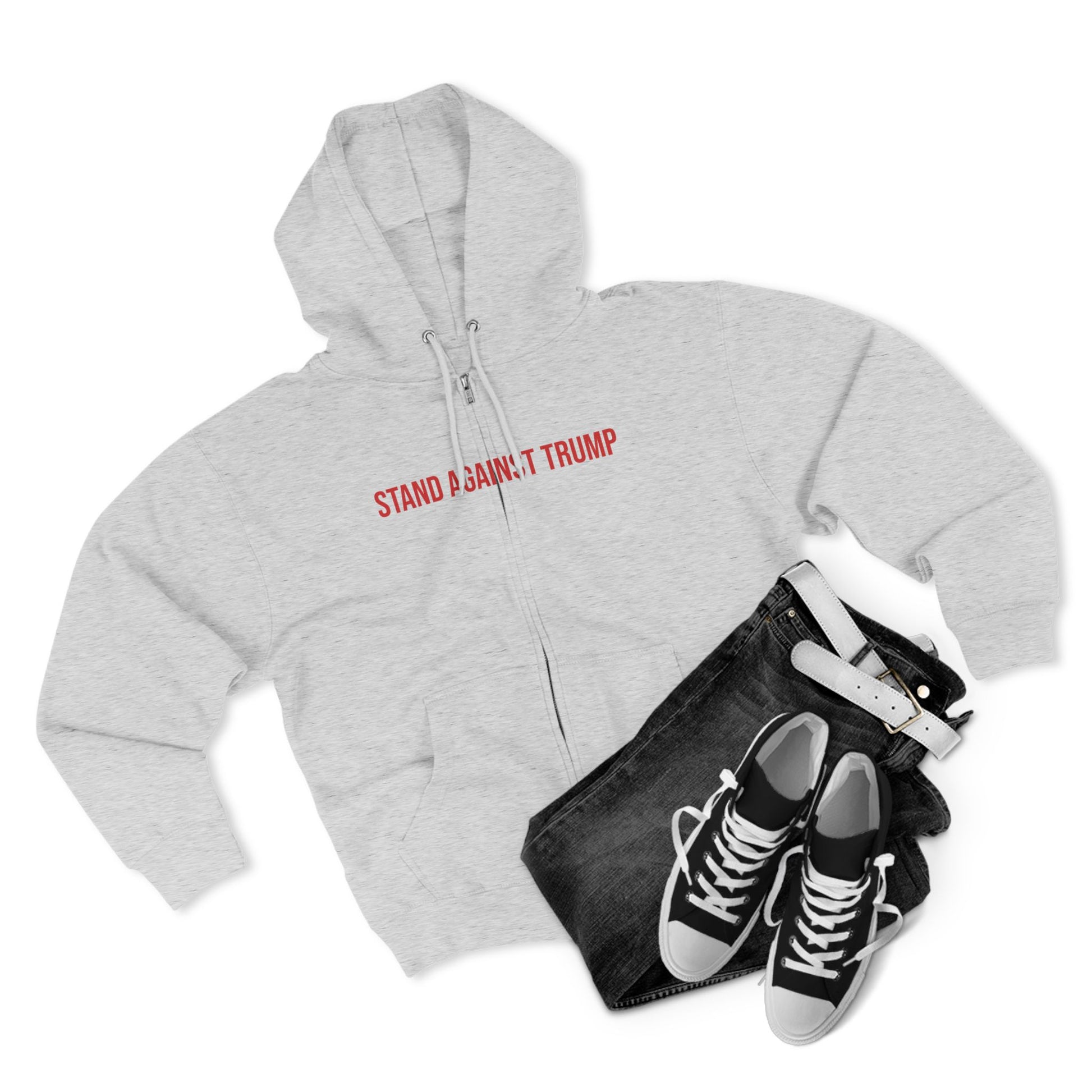 Stand Against Trump Zip up Hoodie